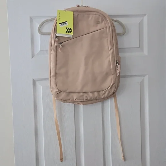 NWT All In Motion Travel Backpack Cream Tan - Picture 3 of 8